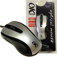 MOUSE ERGONOMICO USB 800DPI SILVER
