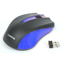 MOUSE WIRELESS USB OM-419 1000DPI BLU