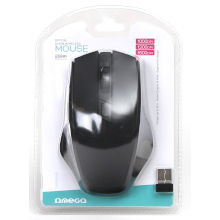 MOUSE OM-08WR WIRELESS 2.4 GHZ NERO