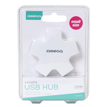 HUB COMPATTO USB 2.0 4 PORTE BIANCO