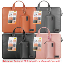 BORSA PER LAPTOP IN PELLE PU 13.3/14 POLLICI