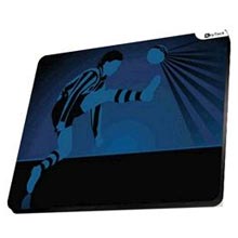 MOUSE PAD GRAFICA CALCIATORE, NERO AZZURRO