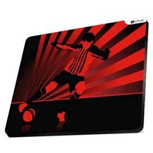 MOUSE PAD GRAFICA CALCIATORE, ROSSO NERO