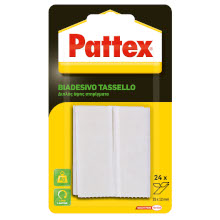 BIADESIVO PATTEX TASSELLO 25MMX12MM 24 PEZZI