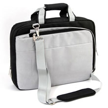 BORSA PER NOTEBOOK 16 SILVER BLACK