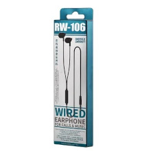 CUFFIE CON MICROFONO RW-106 NERE