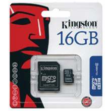 MICRO SD 16 GB KINGSTON CON ADATTATORE