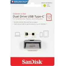 PENDRIVE SANDISK 128 GB DUAL USB-A + USB-C