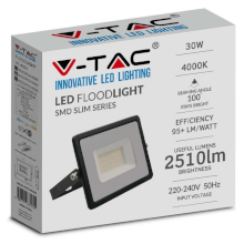 FARO LED SMD 30W E-SERIES G2 COLORE NERO 6400K IP65