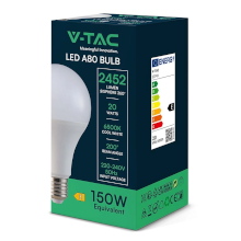 LAMPADINA LED E27 20W 120LM/W A80 6500K