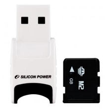 MEMORY STICK MICRO M2  4 GB + LETTORE USB