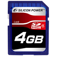 MEMORIA SD HC 4 GB CLASS 4