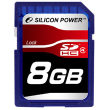 MEMORIA SD HC 8 GB CLASS 4