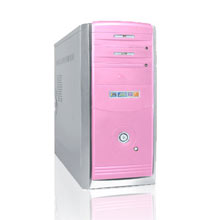CASE ATX/P4 ROSA + ALIMENTATORE 500W