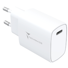 CARICABATTERIA FAST CHARGE TECHMADE 20W 1 PORTA USB-C