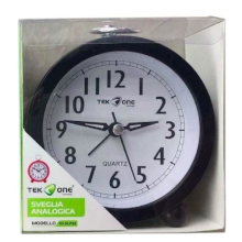 SVEGLIA ANALOGICA ROTONDA COLORI VARI TO-SLP38