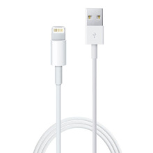 CAVO USB LIGHTNING 1A 1M BIANCO BULK