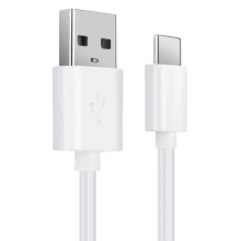 CAVO USB TYPE-C 1M 1A BIANCO BULK