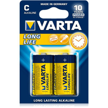 VARTA BATTERIA MEZZA TORCIA LONGLIFE C BLISTER 2PZ