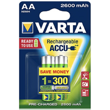 VARTA BATTERIE RICARICABILI AA NIMH 2 PZ 1,2V 2600 MAH 2PZ