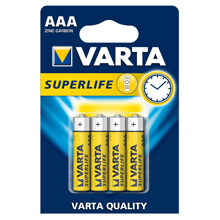 VARTA BATTERIA MINI STILO SUPERLIFE AAA BLISTER 4PZ