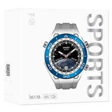 SMARTWATCH HOCO SPORT Y16 SILVER